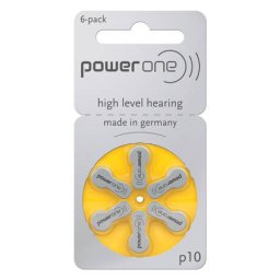 SET BATERII AUDITIVE POWER ONE P10 BL Varta 6BUC