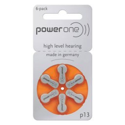 SET BATERII AUDITIVE POWER ONE P13 BL Varta 6BUC