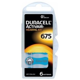 BATERIE AUDITIVA 675 BLISTER 6 Duracell BUC
