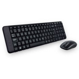 Kit Tastatura si Mouse Logitech MK220 Wireless Combo Negru