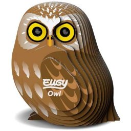 Set de constructie Eugy Model 3D Bufnita 6 Ani+