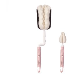 Set Perii pentru Biberoane si Tetine SPECTRA ENAC016 Alb/Roz