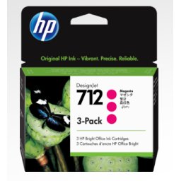Pachet 3 Cartuse Cerneala HP 712 3ED78A 29ML Magenta