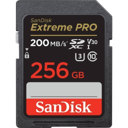 Card Sandisk Extreme PRO R200/W140 SDXC 256GB UHS-I U3 Clasa 10