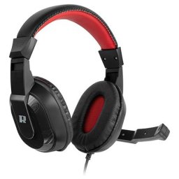 Casti PC Rebel GH-10 cu Microfon Cablu 1.8M Negru/Rosu