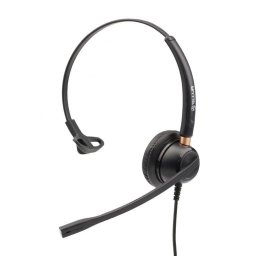 Casti cu fir Call Center Tellur Voice 510N Monoaural USB Negru