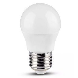Bec LED Smart V-Tac SKU-2755 E27 G45 4.5W lumina RGB alba calda si rece