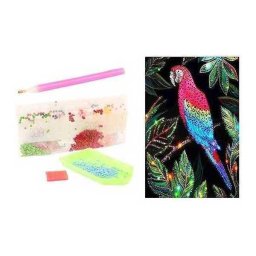 Set Educativ Creativ Toi-Toys Diamante Rotunde Papagal