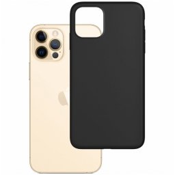 Husa TPU 3MK Matt Black pentru Apple iPhone 12 Pro Max