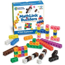 Set Learning Resources MathLinkÂ® - Constructii 3D 5 Ani+ Multicolor