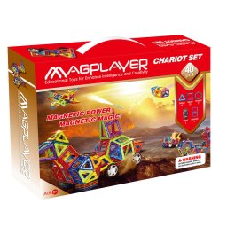 Set de Constructie MAGPLAYER Magnetic 40 Piese +3 ani