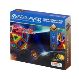 Set de Constructie MAGPLAYER Magnetic 45 Piese +3 ani