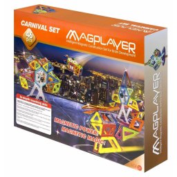 Set de Constructie MAGPLAYER Magnetic 46 Piese +3 ani