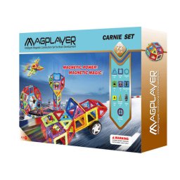 Set de Constructie MAGPLAYER Magnetic 72 Piese +3 ani