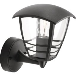 Aplica exterior Philips myGarden Greek E27 1 x 60W fara bec inclus Negru