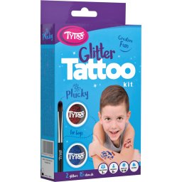 Set tatuaje temporare cu sclipici Tytoo KKCTT2213011 Plucky
