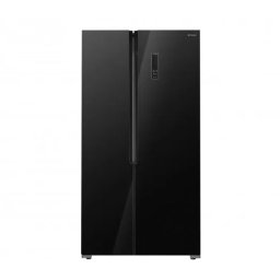 Side by Side Pyramis FSO189 532L Clasa F NoFrost Black Glass