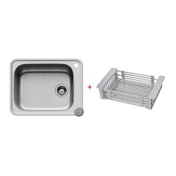 Set Chiuveta bucatarie + Cos Multifunctional Pyramis Space Plus 1B LN Inox