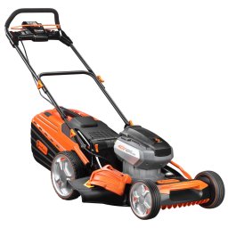 Masina de Tuns Gazonul REDBACK E148C Acumulatori 40V 470mm 60l Reglaj Central Solo Negru/Portocaliu