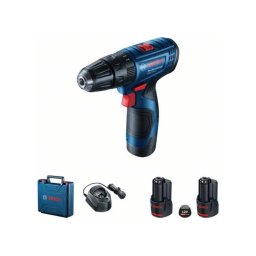 Masina de Gaurit Bosch Cu Percutie Cu Acumulator + 2 x Acumulatori GBA 12V 2.0Ah + Incarcator + Valiza Profesionala