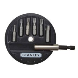 1-68-739 Set 7 piese1/4" - Torx: T10 T15 T20 T25 T30 T40 + adaptor Stanley magnetic