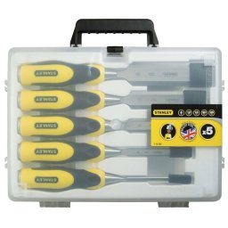 Set Stanley 5 Dalti Pentru Lemn Dynagrip 6/10/15/20/25mm