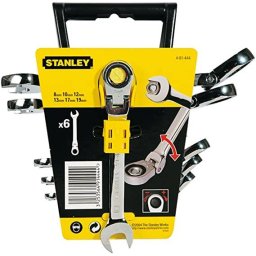 4-91-444 Set 6 chei combinate cu clichet articulate 8 10 12 13 17 19 Stanley mm
