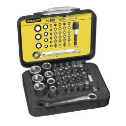 1-13-907 Set de 40 varfuri 1/4" de Stanley insurubat