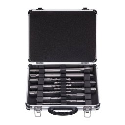 Set Mixt Bosch x11 Accesorii SDS-Plus-1 9x Burghiu 1xSpitz 1xDalta Gri