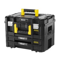 Cutie depozitare Stanley Tstak si Cutie 2 Sertare Tstak - FMST1-71981 440 x 326.1 x 331.7mm Negru/Galben