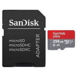 Card Sandisk Ultra MicroSD 256GB +Adaptor SD Clasa10