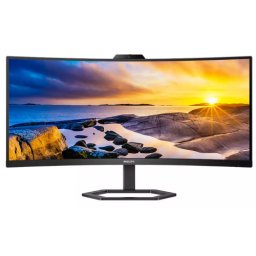 Monitor Curbat Philips 34E1C5600HE 34inch 3440 x 1440 Negru