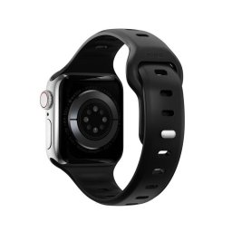 Accesoriu smartwatch NOMAD Sport Slim Strap compatibila cu Apple Watch 4/5/6/7/8/SE 38/40/41mm, S/M, Negru
