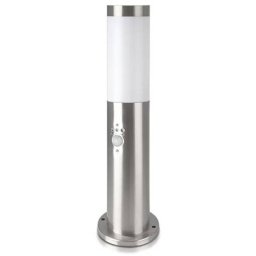 V-Tac STALP ILUMINAT CU SENZOR SOCLU E27 - NICHEL