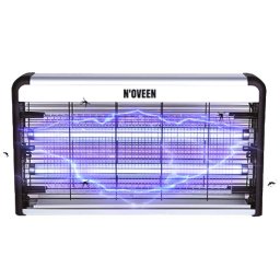 Lampa Electrica Anti Insecte Noveen 30W Silver Black