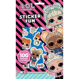 Set 100 Stickere Reutilizabile Alligator LOL Surprise