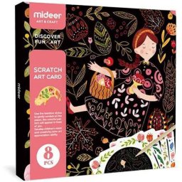 Set Mideer Scratch Art Happy Time