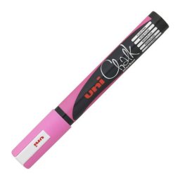 Marker Creta Lichida Uni 1.8-2.5mm Roz Fluorescent