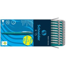 Cutie 20 Pixuri Schneider K15 Verde