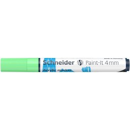 Marker cu Vopsea Acrilica Schneider Paint-It 320 4 mm Vernil