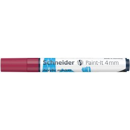 Marker cu Vopsea Acrilica Schneider Paint-It 320 4 mm Visiniu