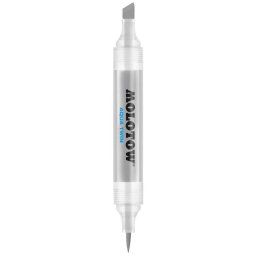 Marker cu Varf Dublu Molotow Aqua Twin 1mm 2-6mm Neutral Grey