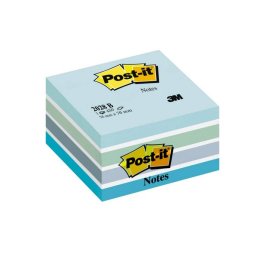 Cub Notite Adezive Post-it Pastel Bleu / Alb 76x76mm 450 File