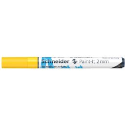 Marker cu Vopsea Acrilica Schneider Paint-It 310 2 mm Galben