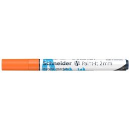 Marker cu Vopsea Acrilica Schneider Paint-It 310 2 mm Portocaliu
