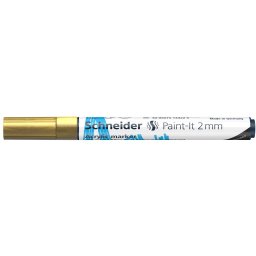 Marker cu Vopsea Acrilica Schneider Paint-It 310 2 mm Auriu