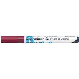 Marker cu Vopsea Acrilica Schneider Paint-It 310 2 mm Visiniu