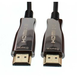 Cablu cu Fibra Optica WELL HDMI - HDMI 30m Black