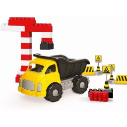 Set de Constructie Dolu Camion si Cuburi de Construit 3 Ani+