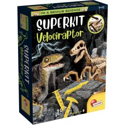 Joc Educativ LISCIANI Experimentele Micului Geniu - Kit Paleontologie Velociraptor Varsta 7 Ani+